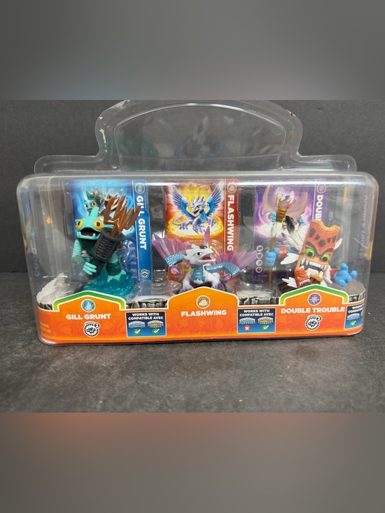 Activision Other - Skylanders Giants GILL GRUNT FLASHWING DOUBLE TROUBLE Triple Pack Swap Force